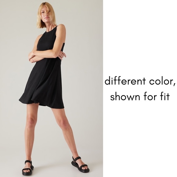 NEW Athleta Santorini Thera Printed Dress Medium - Picture 6 of 17